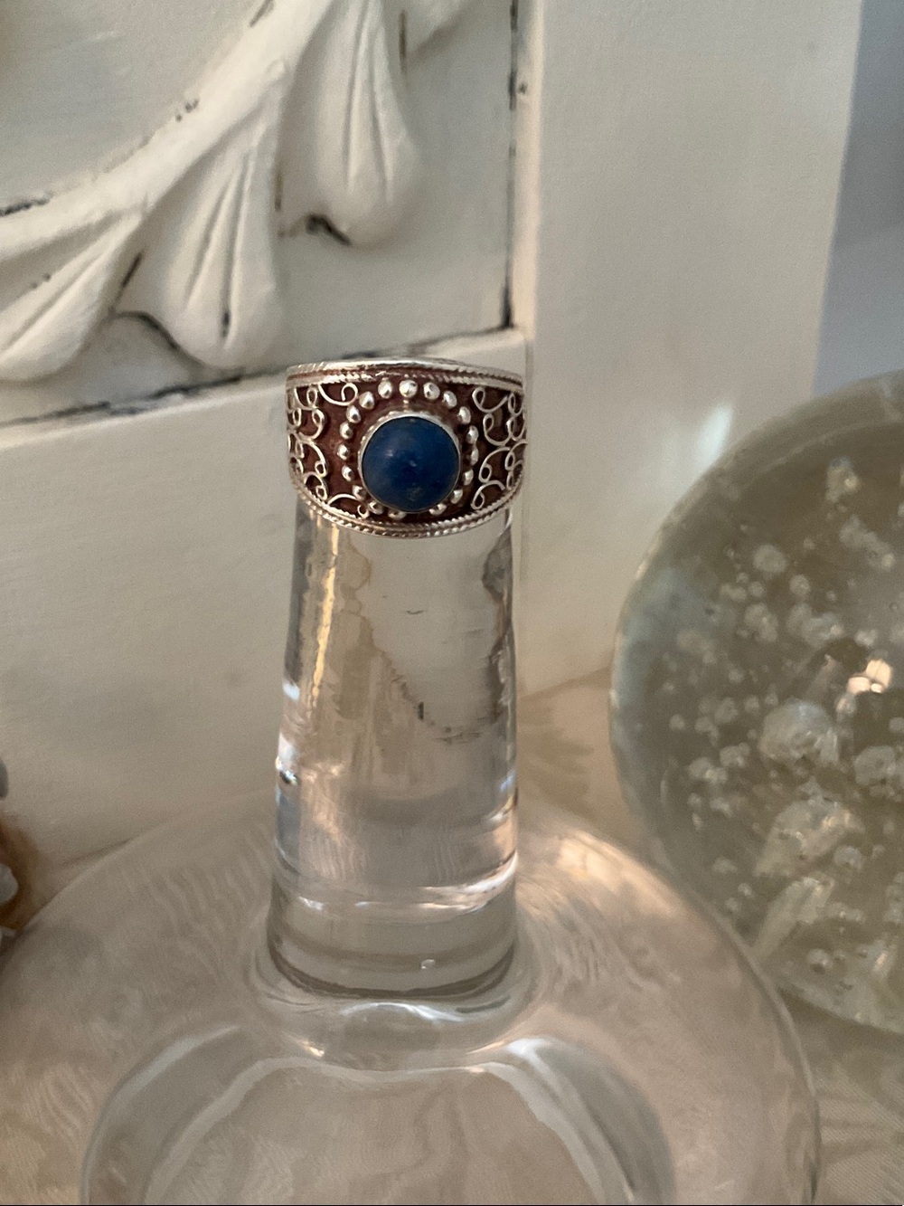 Silver Lapis Ring